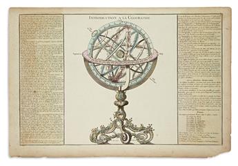 (GLOBES.) Martinet, Francois Nicolas (engraver). Globe Celeste / Introduction a la Geographie.